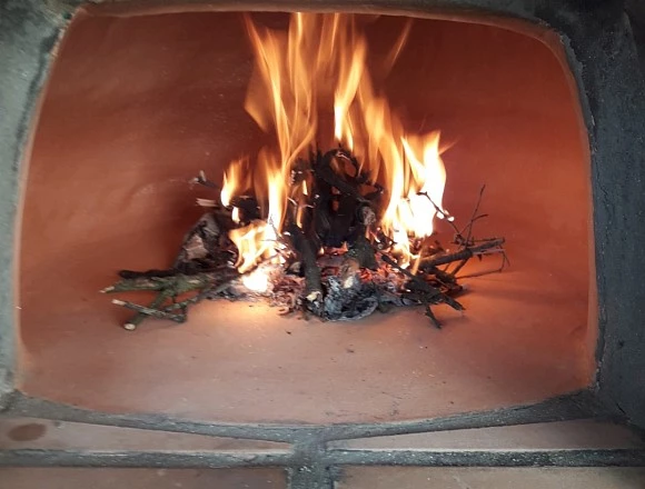 Preparando el Horno de Pereruela